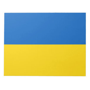 Bloc-notes du drapeau ukrainien (Ukraine)