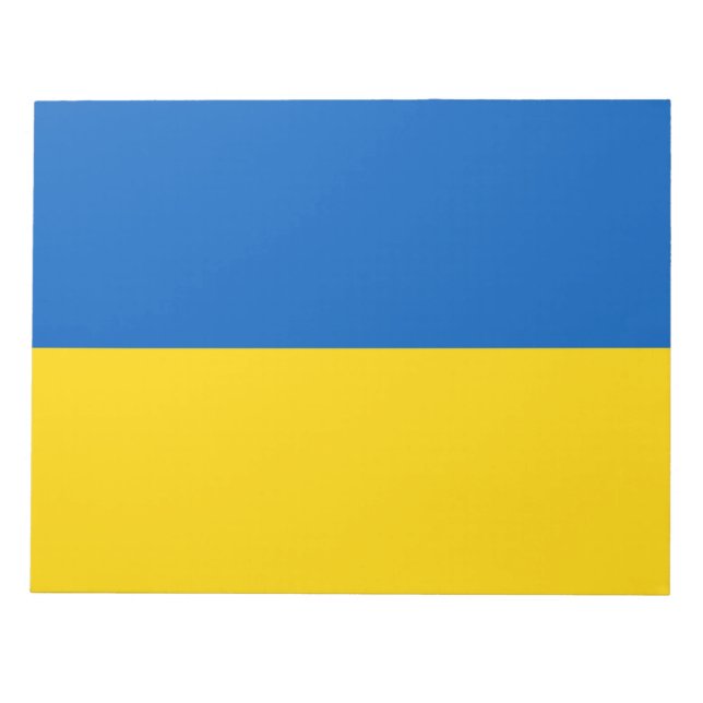 Bloc-notes du drapeau ukrainien (Ukraine) (Devant)