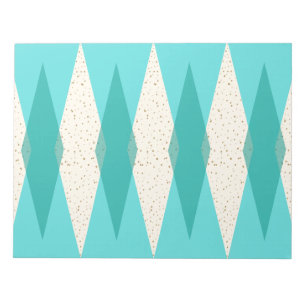 Bloc-notes du Jacquard moderne du milieu du siècle