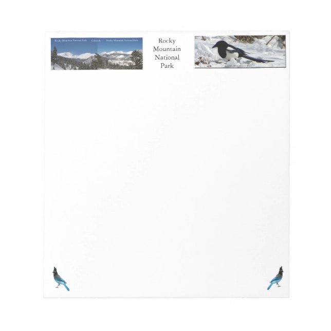 bloc-notes du Parc national de Rocky Mountain (Devant)