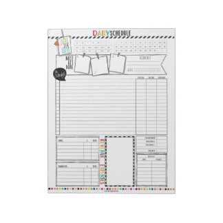 Bloc-notes du programme quotidien Hello Planner