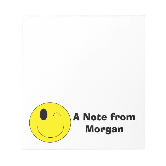 Bloc-notes Emoji personnalisé (Devant)