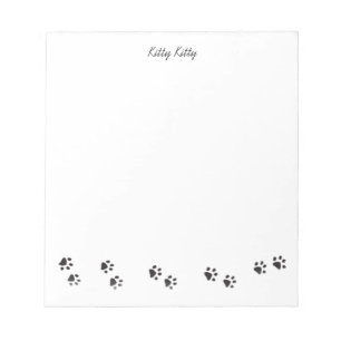 Bloc-notes Empreintes de Patte Kitty