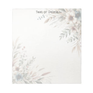 Bloc-notes en ivoire d'aquarelle