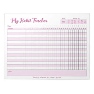 Bloc-notes entièrement personnalisable par Habit T