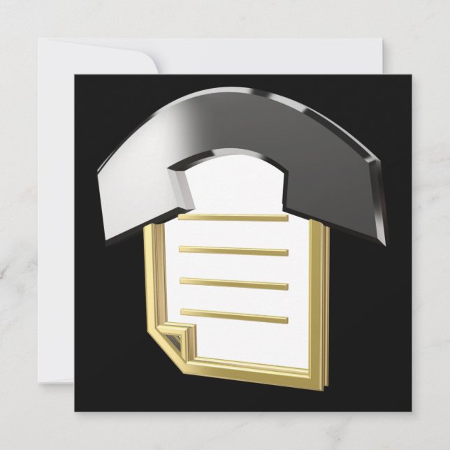 Bloc-notes et téléphone (Devant)