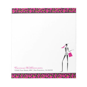 Bloc-notes Fashion Icon PERSONNALISÉ (5,5 po x 6 p