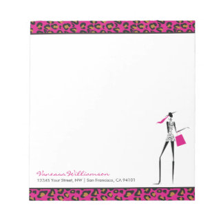 Bloc-notes Fashion Icon PERSONNALISÉ (5,5 po x 6 p