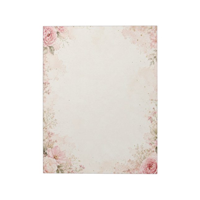Bloc-notes floral (Tourné)