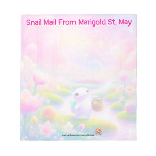 Bloc-notes floral Salamandre sucré