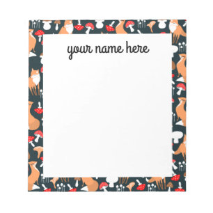 Bloc-notes Fox personnalisé