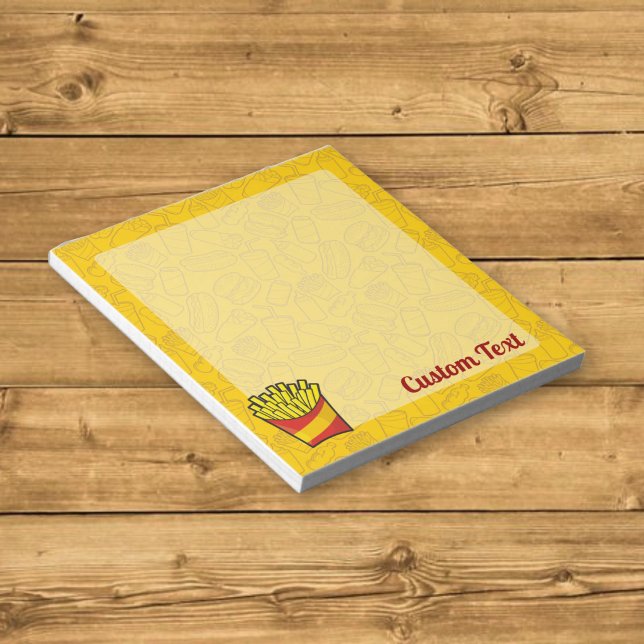 Bloc-notes Frites (Créateur téléchargé)