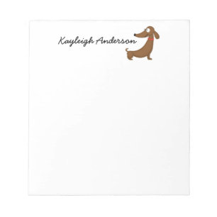 Bloc-notes Funny Dachshund 5,5" x 6" - 40 pages
