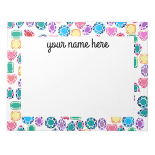 Bloc-notes Gemstones personnalisé