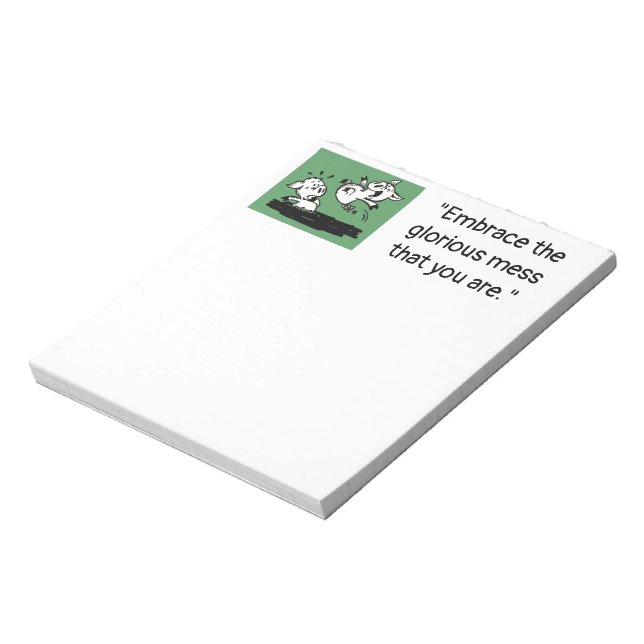 Bloc-notes 'Glorieux Mess' (Tourné)