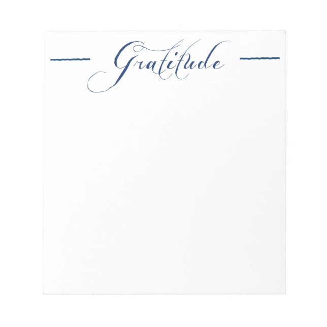 Bloc-notes Gratitude (Devant)