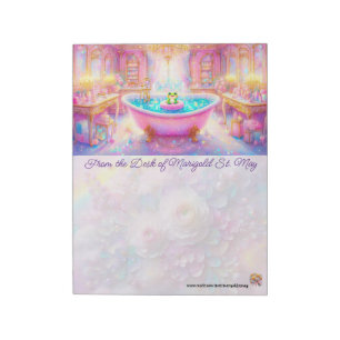 Bloc-notes Grenouille Baignoire