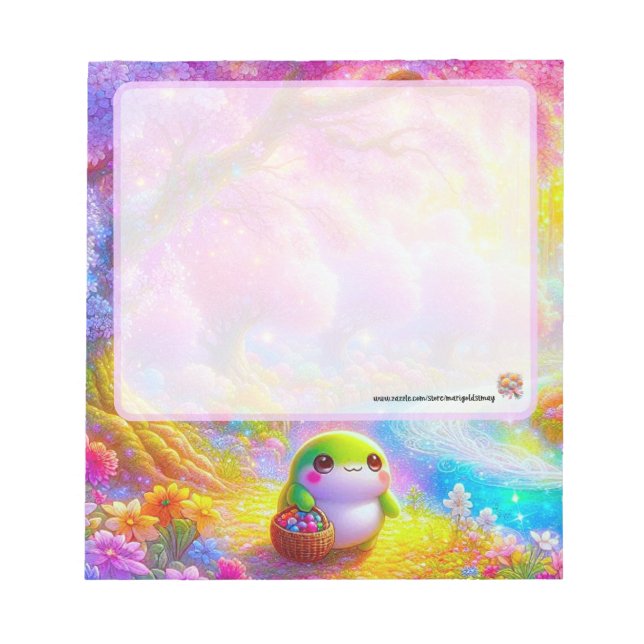 Bloc-notes Grenouille Kawaii (Devant)