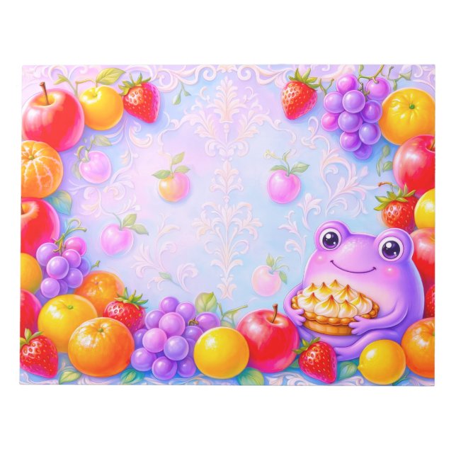 Bloc-notes Grenouille Meringue Citron Fruitée (Devant)