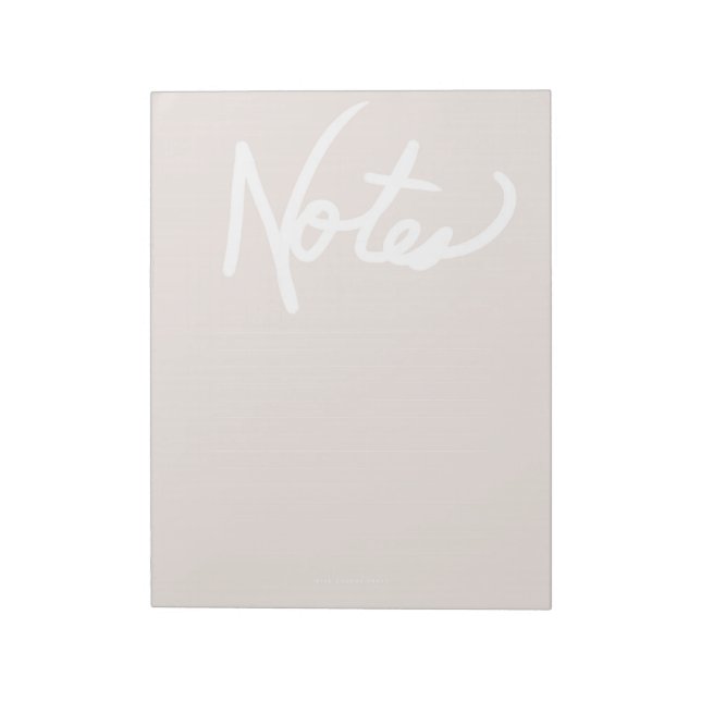 Bloc-notes gris Lilac (Lined) (Tourné)