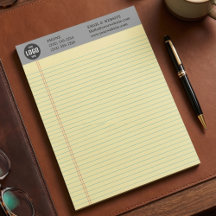 Bloc-notes gris personnalisé avec logo d'entrepris