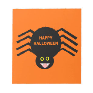 Bloc-notes Halloween Black Spider