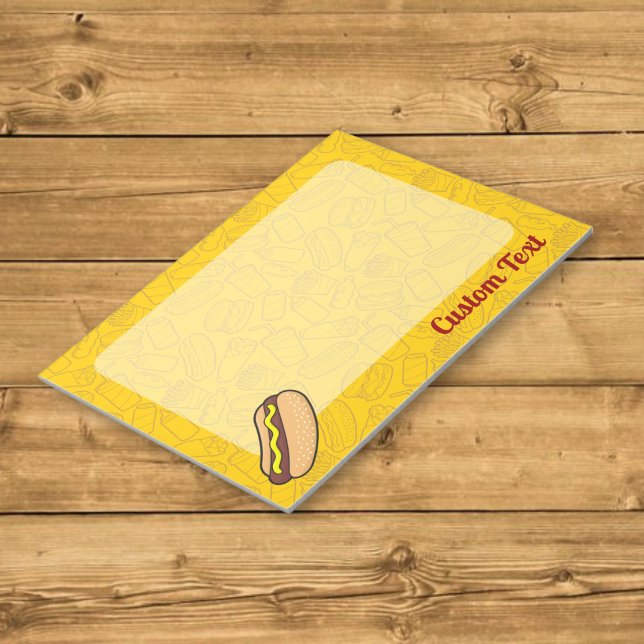 Bloc-notes Hotdog (Créateur téléchargé)