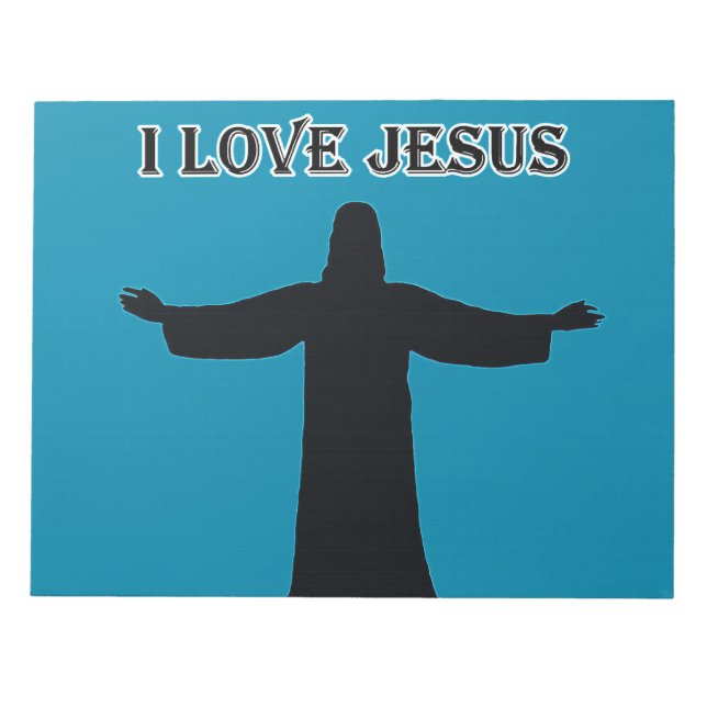 Bloc-notes j'aime jesus (Devant)
