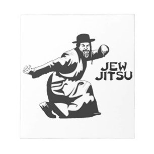 Bloc-notes Jew Jitsu   Cadeaux Juifs Bar Mitzvah