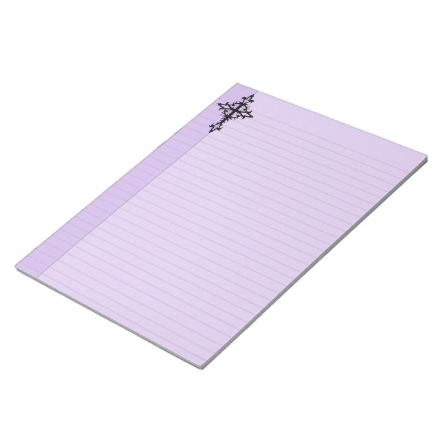 Bloc-notes juridique Tribal Cross Pastel Goth (Incliné)