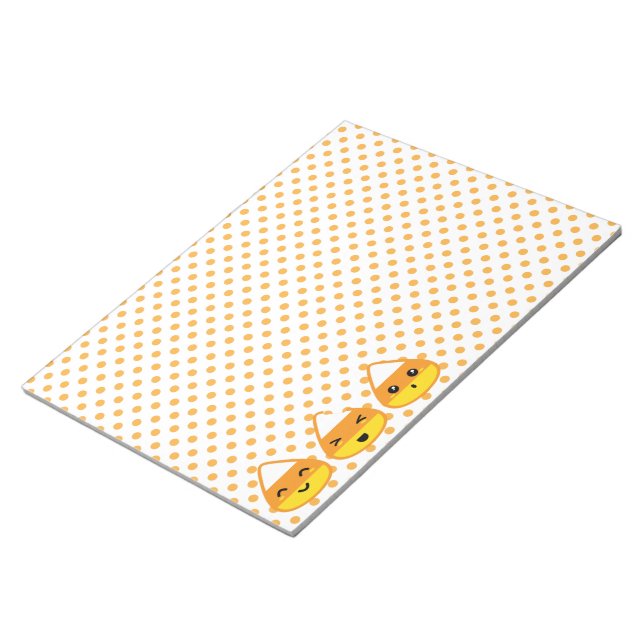Bloc-notes Kawaii Candy Corn (Incliné)