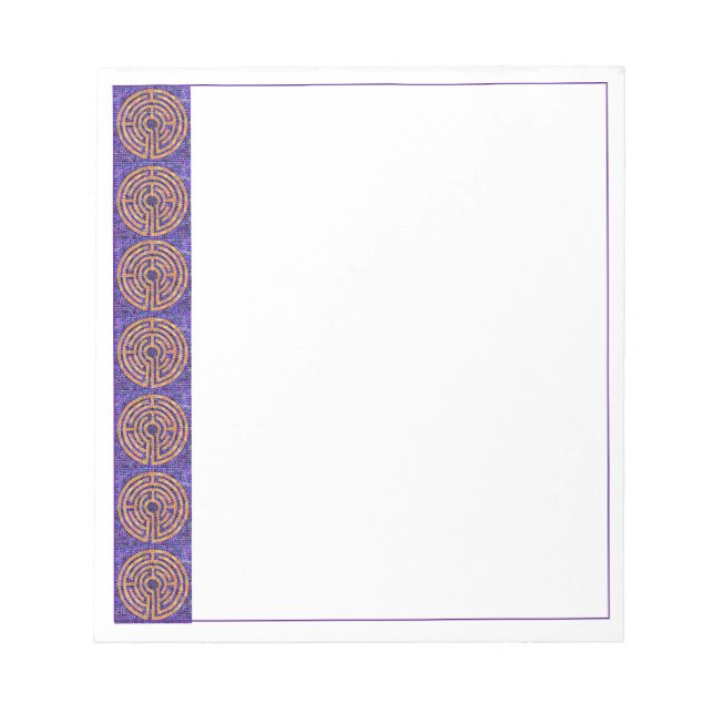 Bloc-notes LABYRINTH MOSAIC 5.5x6 (Devant)