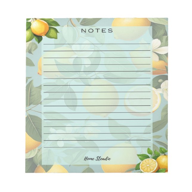 Bloc-notes Lemon Life (Devant)