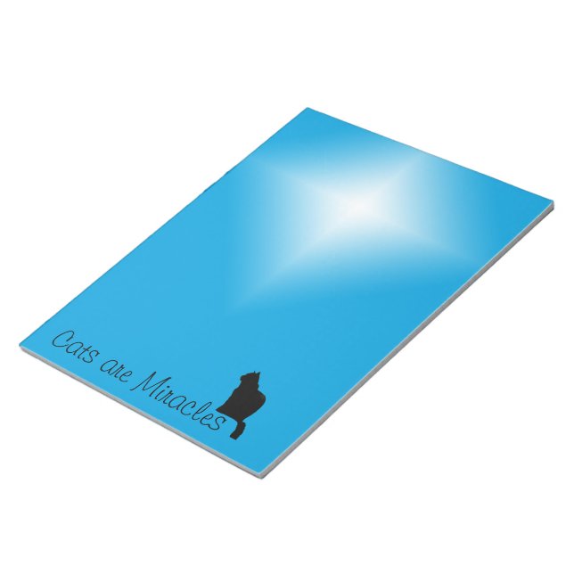 Bloc-notes - Les chats sont des miracles (Incliné)