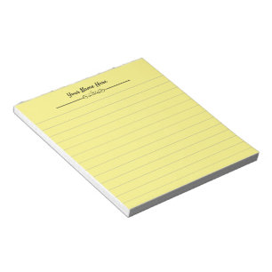 Bloc-notes ligné personnalisé avec couleur personn