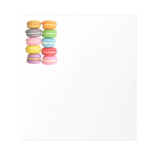 Bloc-notes Macarons 5,5 po x 6 po (Devant)