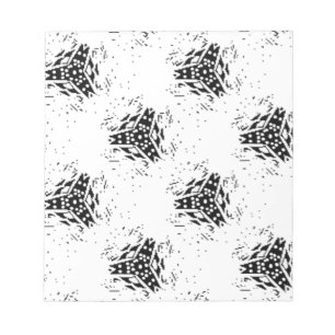 Bloc-notes magnétique vertical, charbon de bois, d