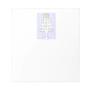 Bloc-notes Mah Jongg Cake Anniversaire