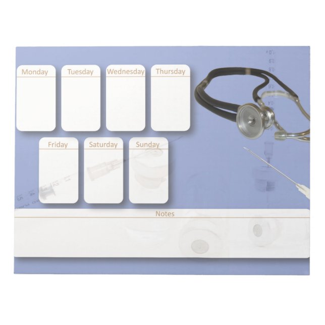 Bloc-notes Médicale (Devant)
