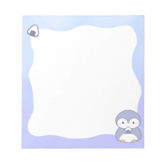Bloc-notes Mignon Manchot | Mémo Pastel Kawaii