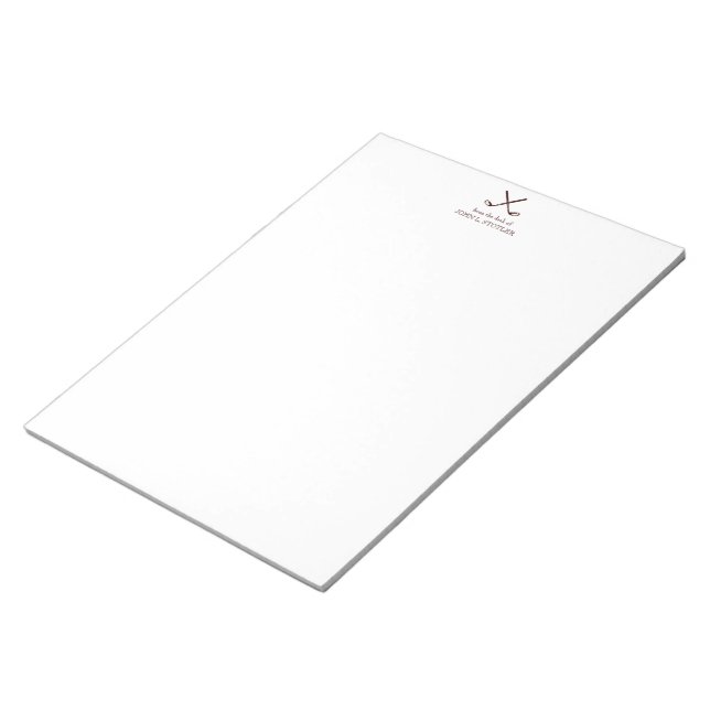 Bloc-notes mobile pour homme en Brown (Incliné)