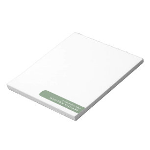 Bloc-notes moderne minimaliste élégant à blocs de