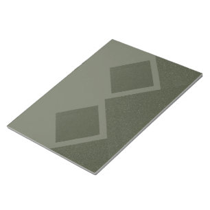 Bloc-notes moderne Moss Green Diamond Duo personna