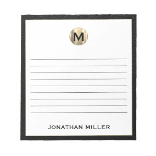 Bloc-notes monographique de luxe