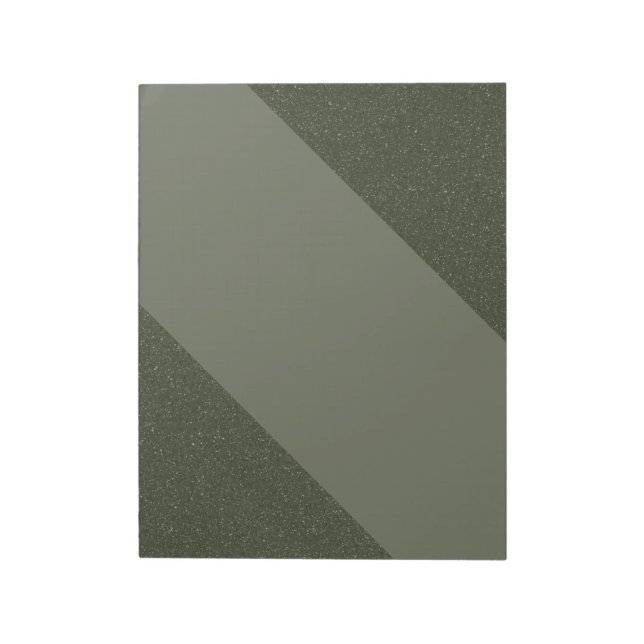 Bloc-notes Moss Green Diagonal - Personnalisable (Tourné)