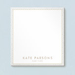 Bloc-notes Motif en treillis gris vintage<br><div class="desc">Arrière - plan motif en treillis gris et blanc.. Pour plus de matériel marketing de mise en correspondance, de conception personnalisée ou de demande de logo, veuillez me contacter à maurareed.designs@gmail.com et je répondrai dans les 24 heures. Pour l'expédition, les demandes de stock de carte et les prix contactez Zazzle...</div>