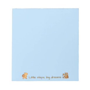 Bloc-notes motivationnel - Capybara & Owl