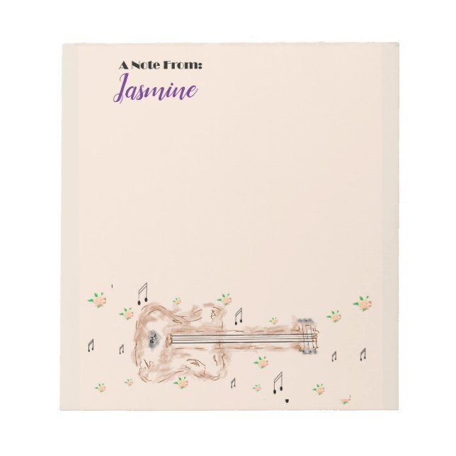 Bloc-notes musical (Devant)