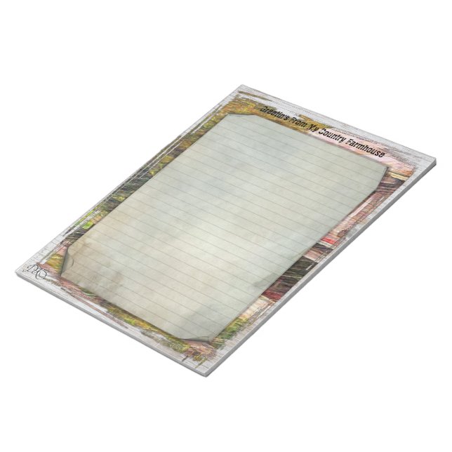 Bloc-notes My Country Farmhouse 8,5x11 (Incliné)