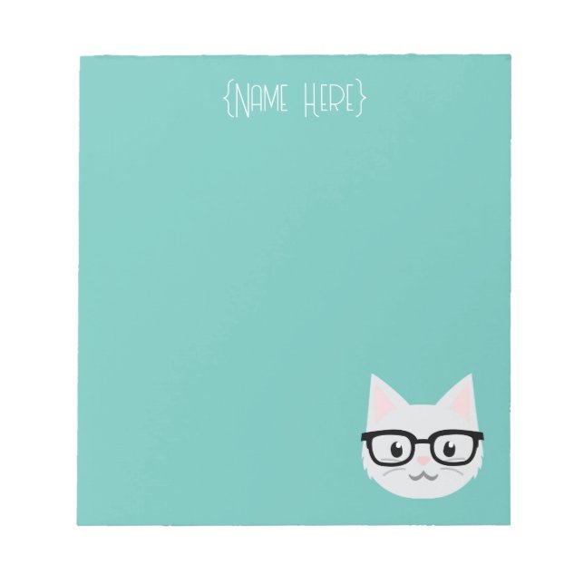 Bloc-notes Nerdy Cat (Devant)